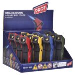 Prof Briquet Mini Torche Jetflame Carré (12pcs/présentoir) Prof Briquet Mini Torche Jetflame Carré (12pcs/présentoir)