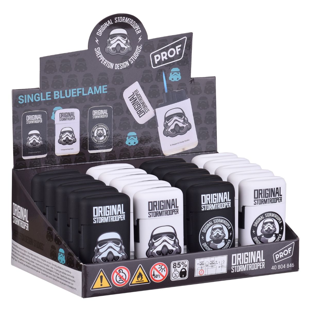 Prof Stormtrooper Briquet Rechargeable (20 pcs/présentoir) Prof Stormtrooper Briquet Rechargeable (20 pcs/présentoir)