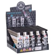 Prof Stormtrooper Briquet rechargeable à usage unique à capuchon coulissant (20 pièces/présentoir)