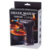 Silver Match Chalumeau à crème brûlée à tête rotative