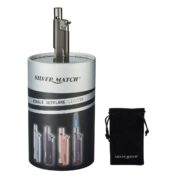 Silver Match Single Jetflame Lighter 8pcs 1