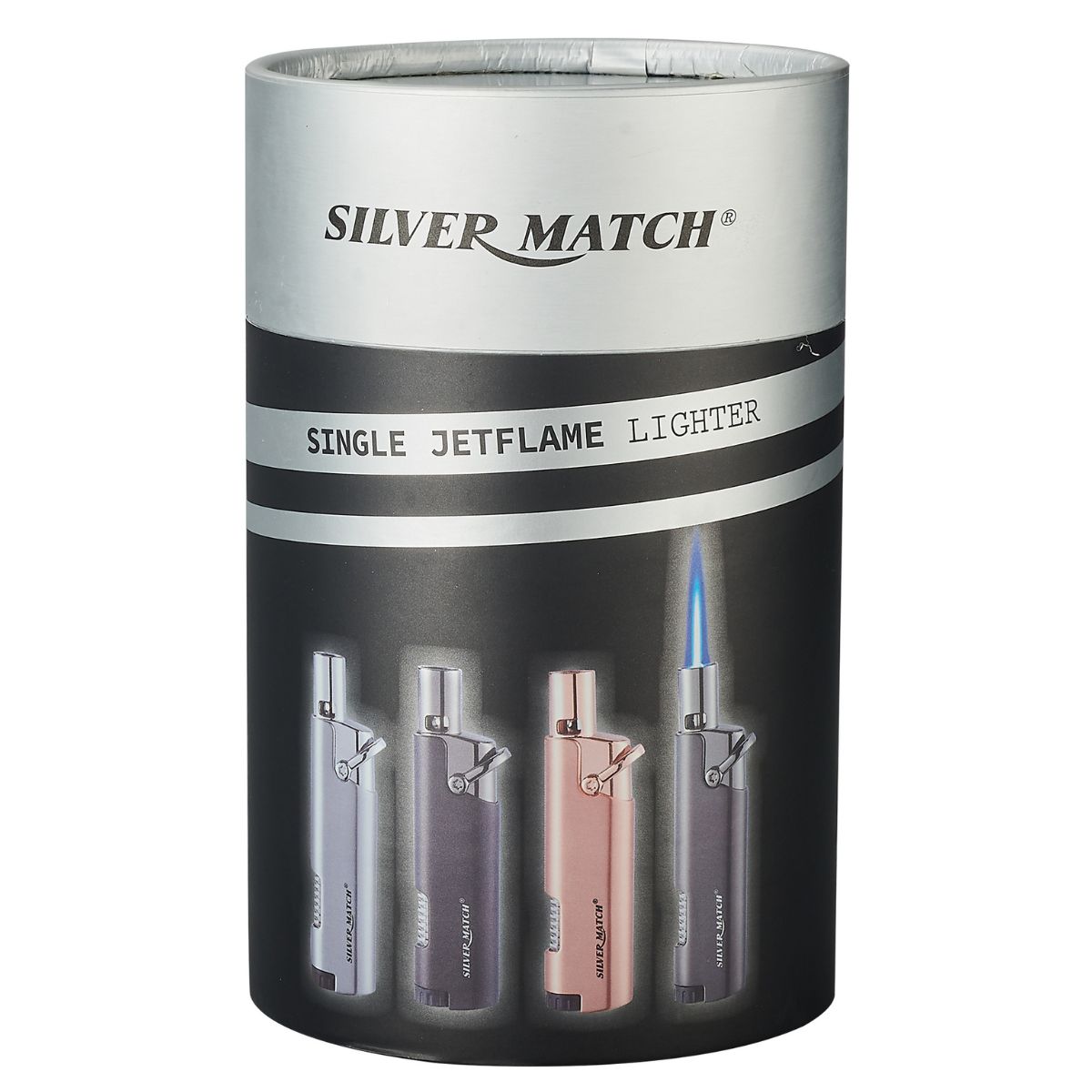 Silver Match Briquet jetflame simple 8 pcs Silver Match Briquet jetflame simple 8 pcs