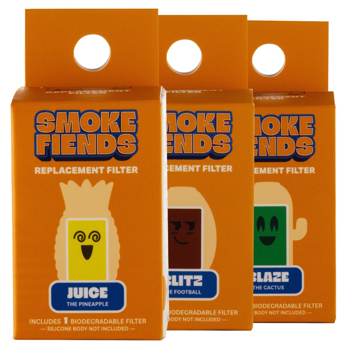 Smoke Fiends Filtre de remplacement individuel Smoke Fiends Filtre de remplacement individuel