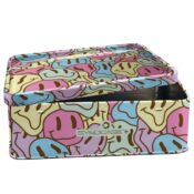 V Syndicate Syndicase Plus Smiley Rolling Tray with Storage Tin Box 1