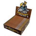 Monkey King Feuilles à rouler ultra fines KS chocolat (25 pcs/présentoir) Monkey King KS Chocolate Ultra Thin Rolling Paper (25pcs/display)