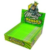 Monkey King Papier à rouler ultra fin KS Mangue (25 pièces/présentoir)
