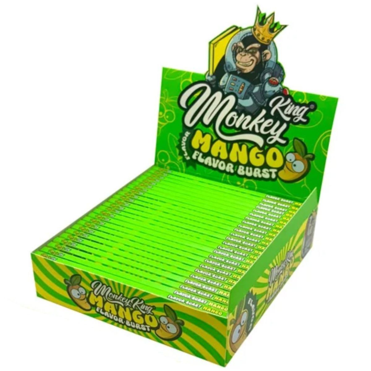 Monkey King Papier à rouler ultra fin KS Mangue (25 pièces/présentoir) Monkey King Papier à rouler ultra fin KS Mangue (25 pièces/présentoir)