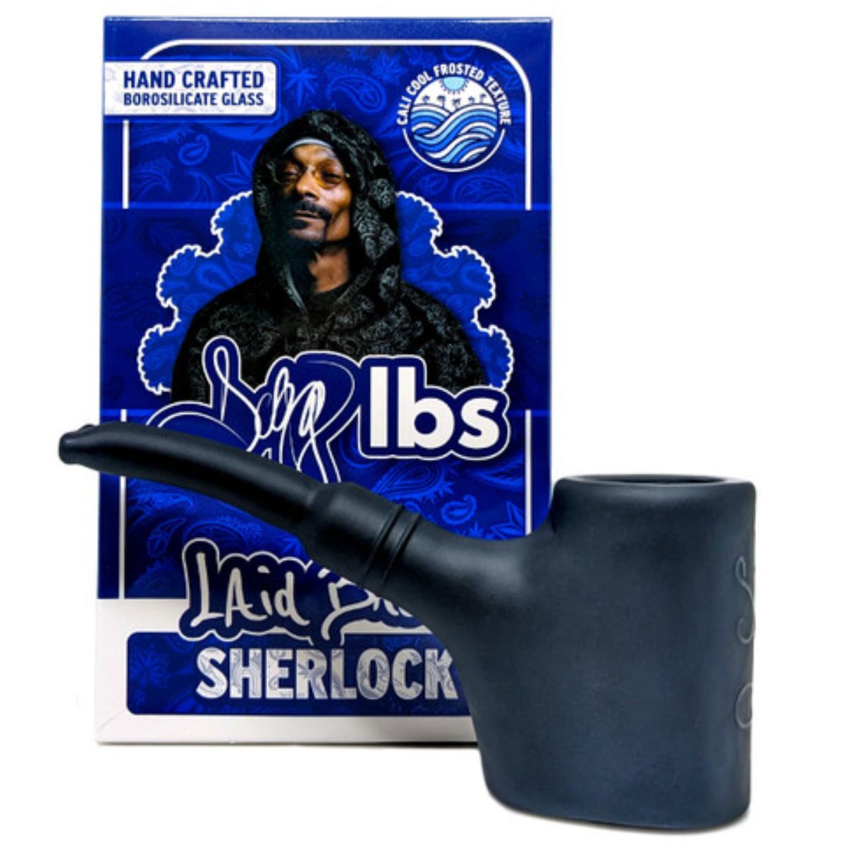 DOGG LBS Laidbacc Sherlock Black Hand Pipe DOGG LBS Laidbacc Sherlock Black Hand Pipe