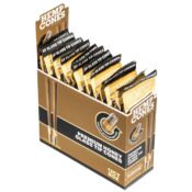 Hemper Cônes de chanvre pré-roulés King Size + Embout en verre, Paquet de 2 (12 pièces/présentoir) Miel