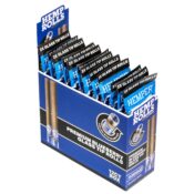 Hemper Rouleaux de chanvre pré-roulés King Size + Filtre en verre, lot de 2 (12 pièces/présentoir) Myrtille