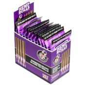Hemper Rolls de chanvre pré-roulés Mini Size + Filtre en verre Pack de 4 (12 pcs/présentoir) Grape