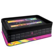 V-Syndicate Syndicase Cassette Rolling Tray avec boîte en métal de rangement