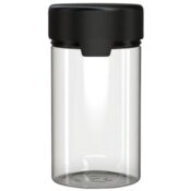 Chubby Gorilla Aviator CR Container 150ml (100pcs), contenant transparent & bouchon noir