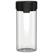 Chubby Gorilla Aviator Contenant CR 240 ml (100 pcs), contenant transparent & bouchon noir