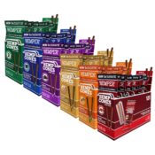 Hemper Pre-Rolled cônes en chanvre King Size + filtre en papier, pack de 2 (12 pcs/présentoir)