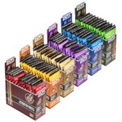 Hemper Rouleaux de chanvre pré-roulés King Size + Filtre en verre, lot de 2 (12 pièces/présentoir)