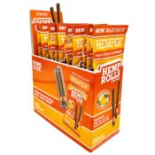 Hemper Pre-Rolled King Size Hemp Rolls + Filtre en papier Pack de 2 (12 pcs/présentoir) Mango