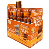 Hemper Pre Rolled Mini Size Hemp Cones Paper Tip 4 Pack 12pcsdisplay Mango 8