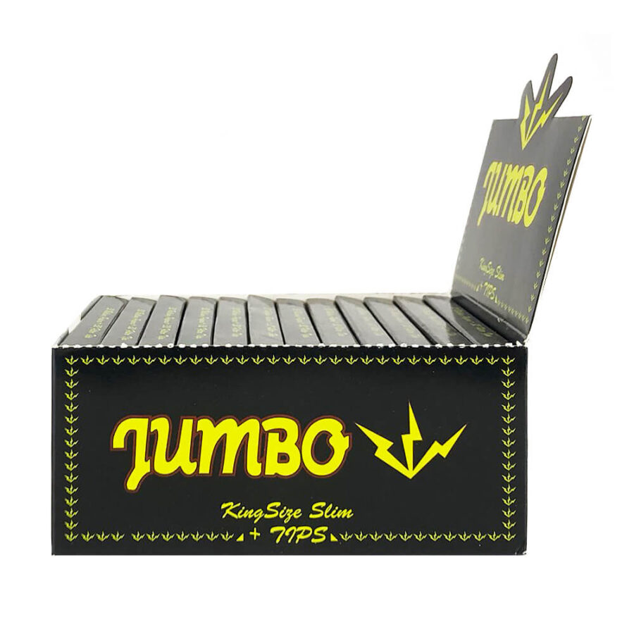 Jumbo King Size Papiers à Rouler avec Filtres (24pcs/présentoir)